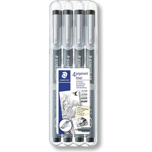Staedtler : Pack of 4 Pigment Liner Pens