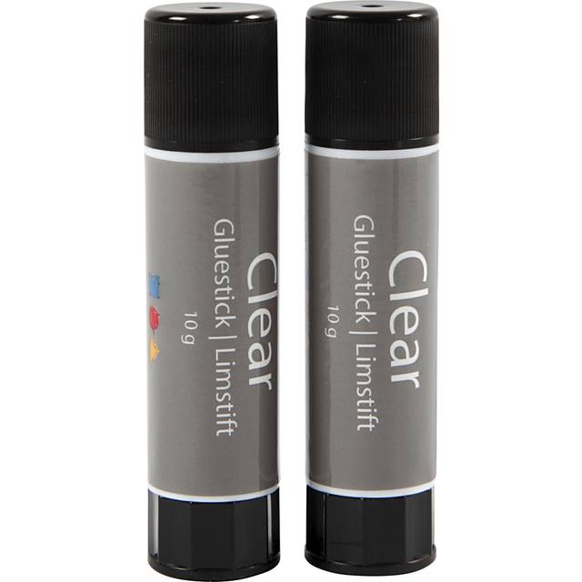 Limstift Transparent 10g 2-pack