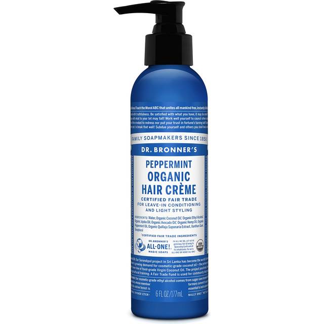 Dr. Bronner's Organic Hair Creme Peppermint 6 fl oz