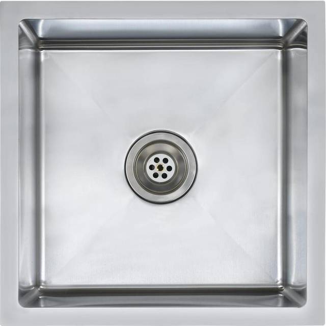 vidaXL Handmade Kitchen Sink Stainless Steel - Silver