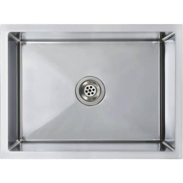vidaXL Handmade Kitchen Sink Stainless Steel - Silver