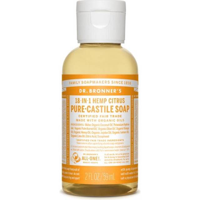 Dr Bronner Citrus Orange Liquid Soap 59 ml
