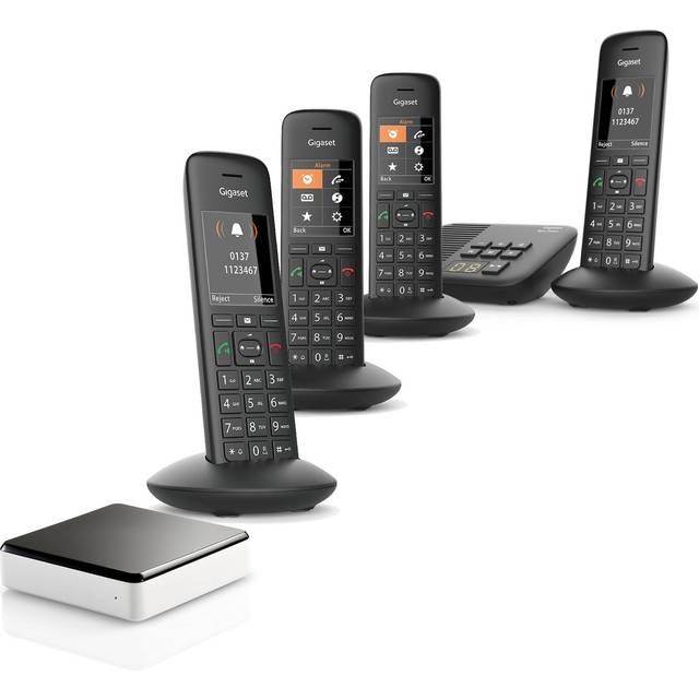 Siemens Gigaset Premium C575A Cordless Phone, Quad Handset with Answer Machine