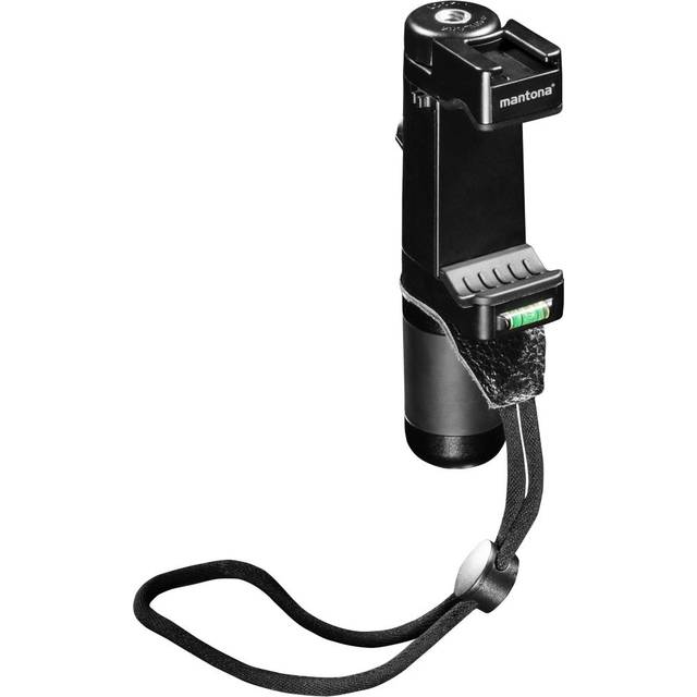 Mantona Smartphone Holder Movie Maker - Professional, comfortable smartphone holder grip holder clamp, aluminium grip, for smartphone and iPhone wi...