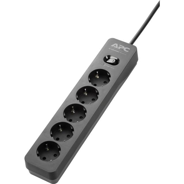 APC PME5B-GR surge protector Black 5 AC outlet(s) 230 V 1.5 m