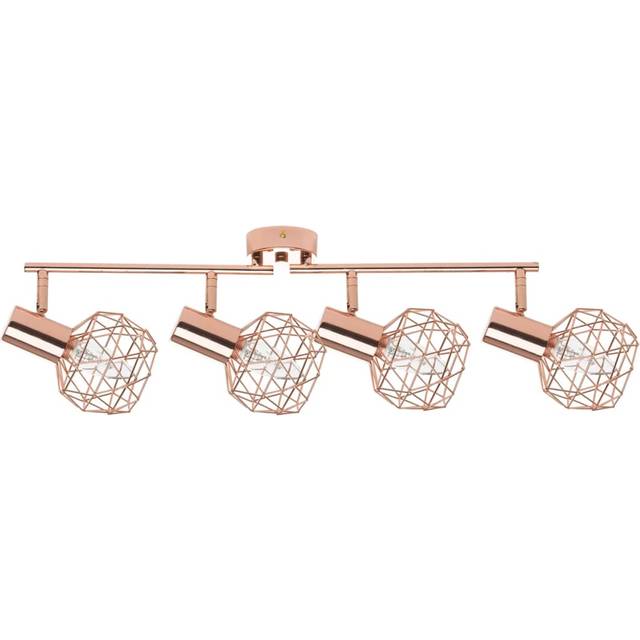 4 Light Spotlight CHENAB Adjustable Metal Gold
