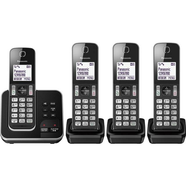 Digital Cordless Phone with 30 Minute Answering Machine KX-TGD624EB