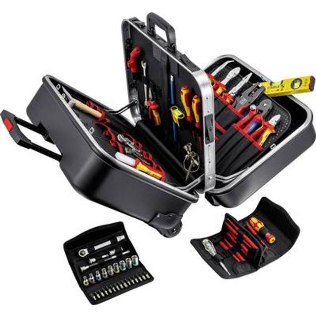 KNIPEX 00 21 41 Tool Case "BIG Twin Move" Electric 63 parts 290 mm