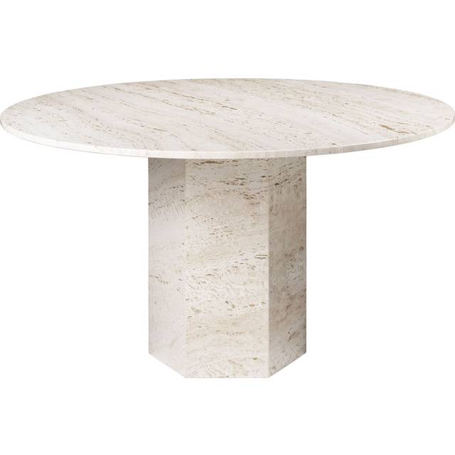 GUBI Epic Steel dining table Misty grey