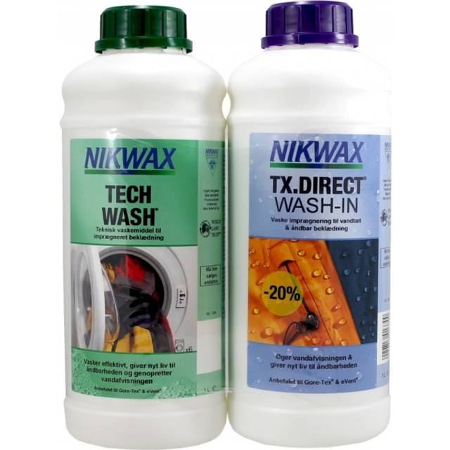 Nikwax Tech Wash and TX Direct Clothing Care Set 2x1 l