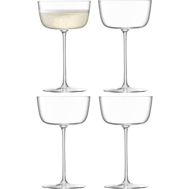 LSA Borough cocktailskål, glas, klar, 4 stycken (1-pack), 4