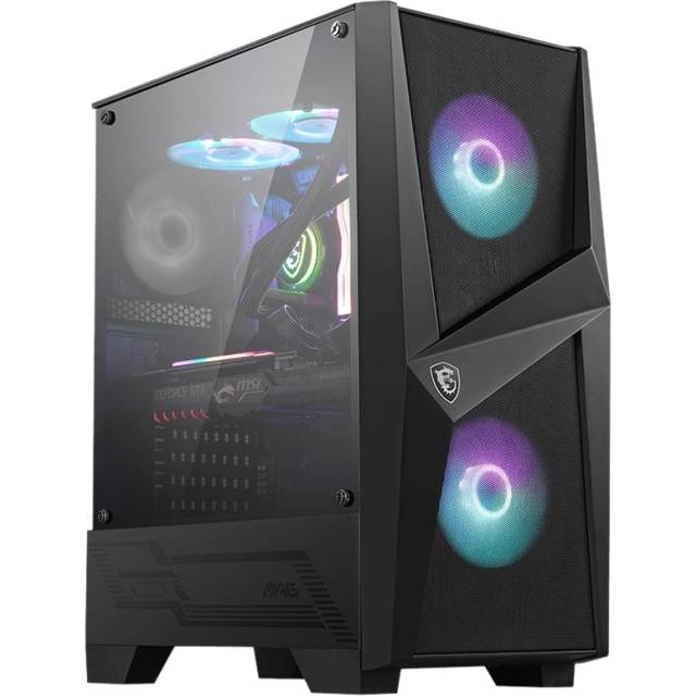 [B-Grade] MSI MAG Forge 100R ARGB Tempered Glass Windowed ATX Mid Tower PC Gaming Case