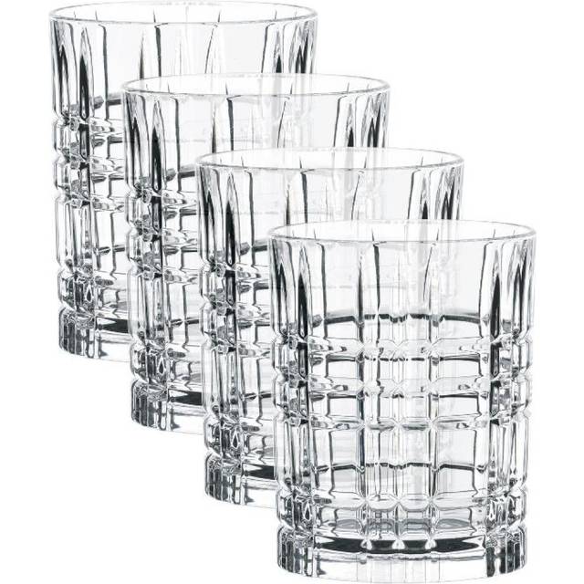 Square Whiskyglas 35cl, 4-Pack - Nachtmann