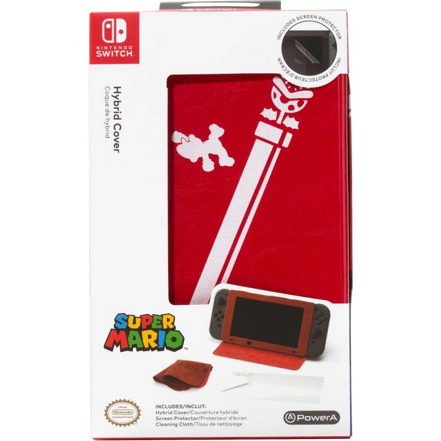 PowerA HYBRID COVER - MARIO Fodral, Flerfärgad, 28 x 114 x 184 mm