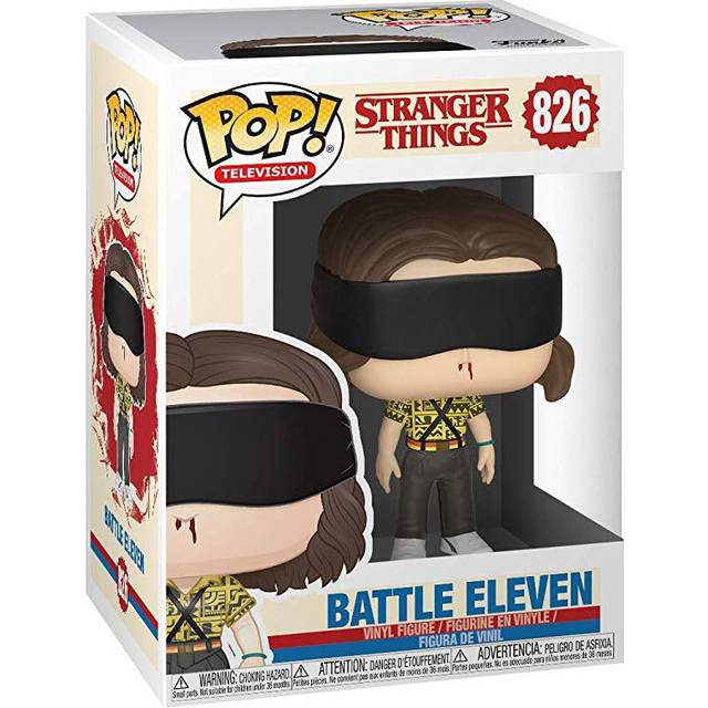 Funko POP! TV: Stranger Things Battle Eleven | Stranger Things Vinyl Figures - Black&#47;Green&#47;Yellow (One-Size)