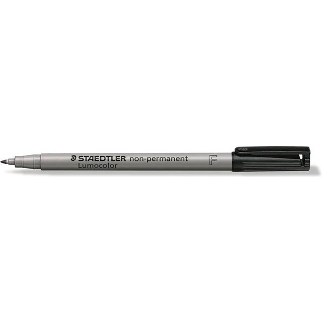 Staedtler Fine 0.6 Line Width Black Marker Pen [Pack 10] - 316-9