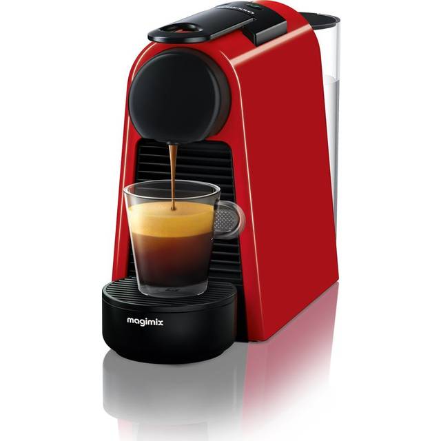 Magimix 11366 Nespresso Essenza Mini Pod Coffee Machine 19 Bar 0.6 Litre Red