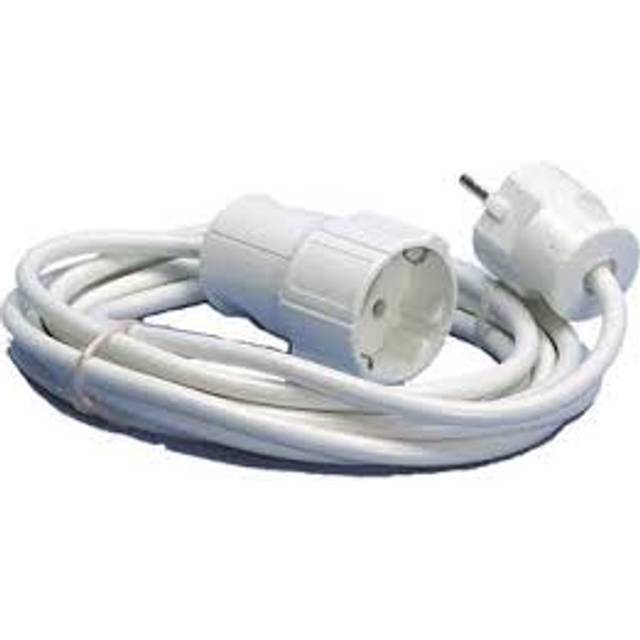 Skarvsladd Jordad Vit 6m Kabel