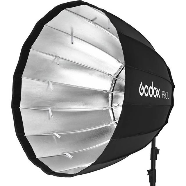 Godox silver softbox 90cm p90l bowens fit portrait studio photography