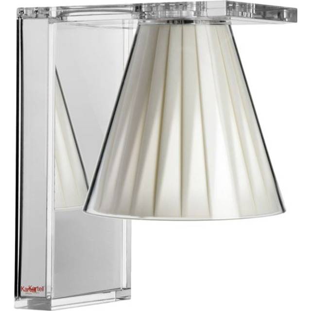Kartell - Light-Air Wandleuchte - rosa/transparent/BxHxT 14x21x17cm (21.0 x 17.0 x 14.0cm)