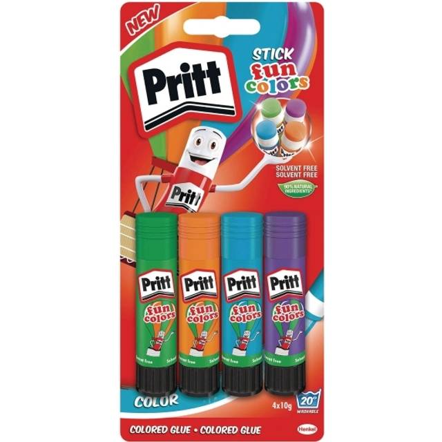 Pritt Fun Colours Glue Stick 4x10g