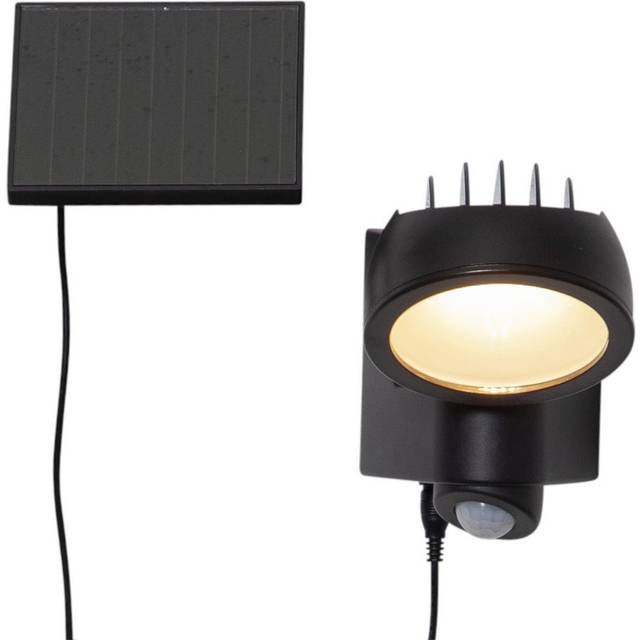 Star Trading - Solcellsbelysning - Solcellsspotlight Powerspot - Svart - 19cm