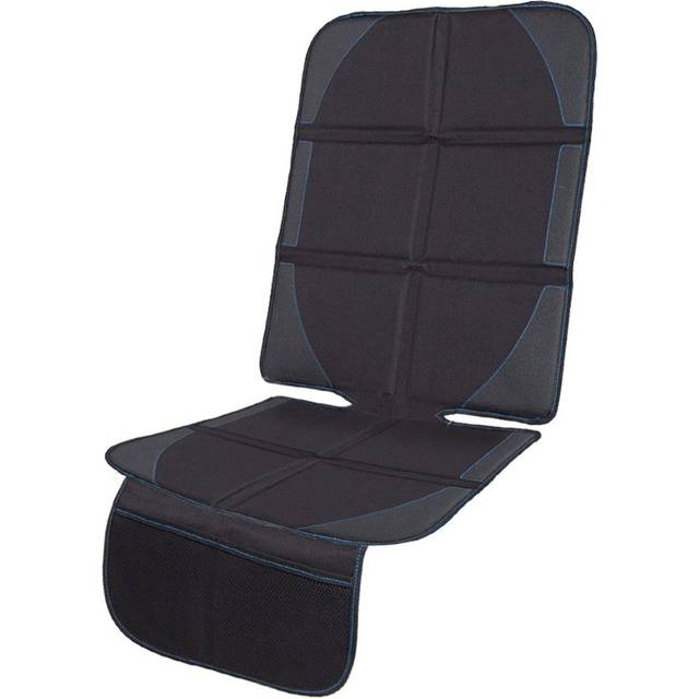 Lifemarque Lifemarque Unisex – vuxen bilbarnstol skydd L16090 bilsätesskydd, svart, 124 x 48 x 1,5 cm