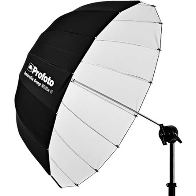 Profoto Paraply Deep M 105 cm Vit