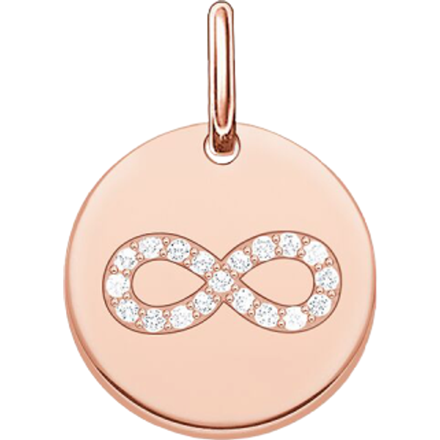 Thomas Sabo Rose Gold Infinity Love Circle Pendant LBPE0004-416-14