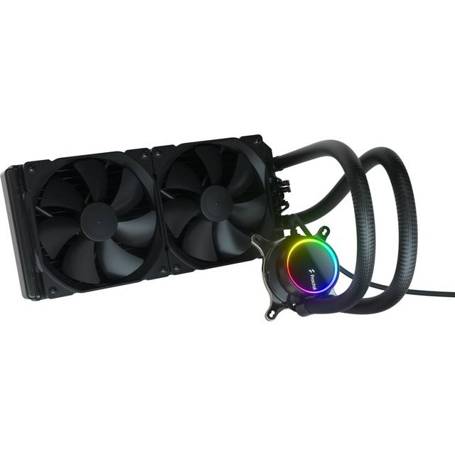 Fractal Design Celsius+ S28 Dynamic X2 PWM Black 280mm ARGB Pumpe, Silent Performance Slim Radiator AIO CPU Wasserkühlung, Liquid/Water Cooler