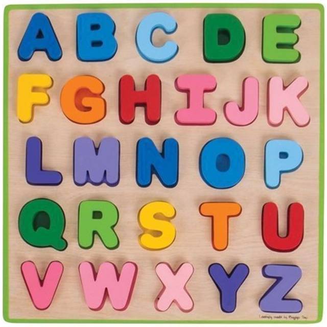 Bigjigs - Chunky Uppercase Alphabet Puzzle