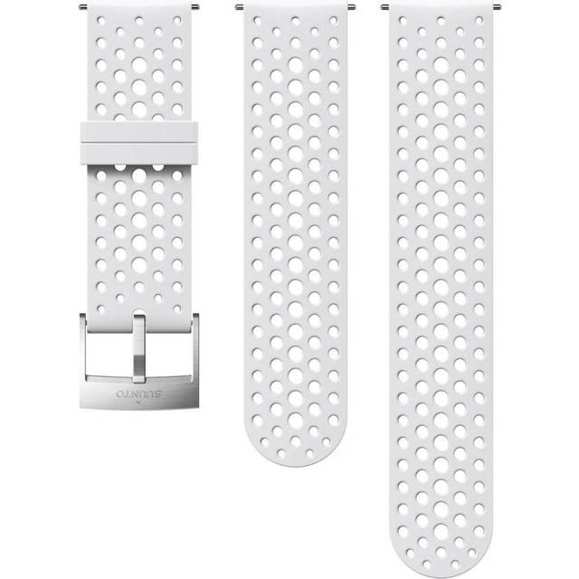 Suunto Ersättnings klockarmband, för alla Suunto Spartan Sport WRH och Suunto 9 klockor, silikon, längd: 22,9 cm, stångbredd: 24 mm, grön/svart, inkl. pennor för montering, SS050226000