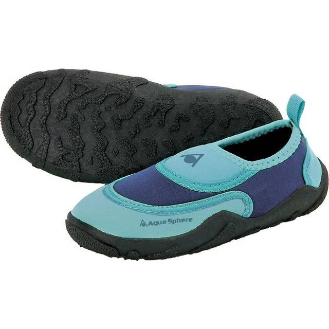Aquasphere Kids Beachwalker Neoprene WaterBeach Shoe BlueLight Blue Size 2425