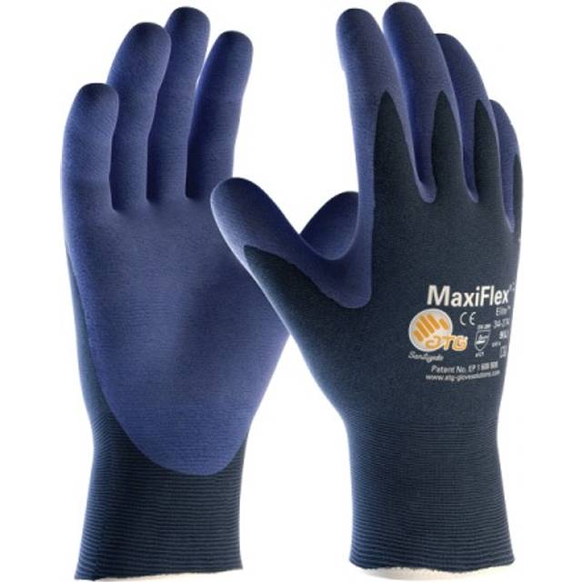 ATG Montagehandske Maxiflex elite 34-274, blå Strl 10