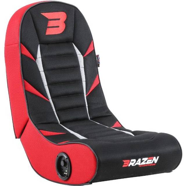 BraZen Python 2.0 Bluetooth Surround Sound Gaming Chair Red