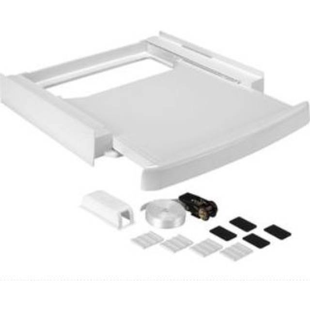 Wpro SKS101 Anslutningsram för Tvättmaskin eller Torkmaskin, 60 x 60 cm, Vit