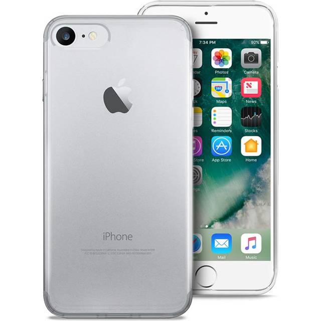 PURO - Skyddsfodral för Apple iPhone 7-4,7 tum Range 0,3 Nude Ultra tunn, transparent och flexibel - transparent