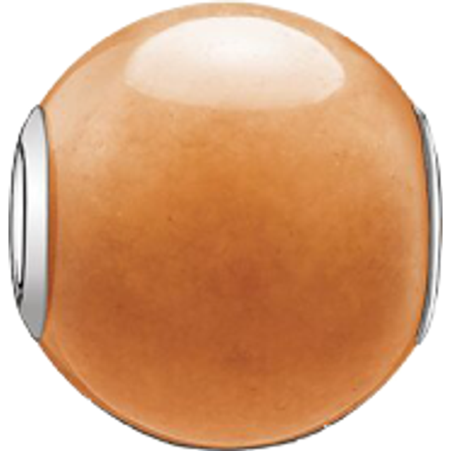 Thomas Sabo Damen-Bead 925 Silber Aventurin rot - K0043-010-10