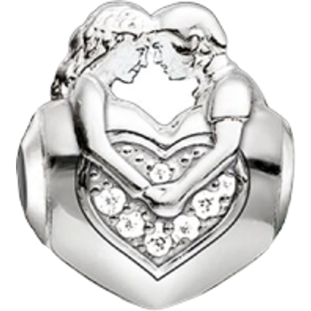 Thomas Sabo Bead sweethearts white K0161-051-14 - silver-coloured/white - one size