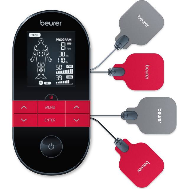 Beurer Digital TENS/EMS Device Heat Pain Therapy Muscle Stimulation