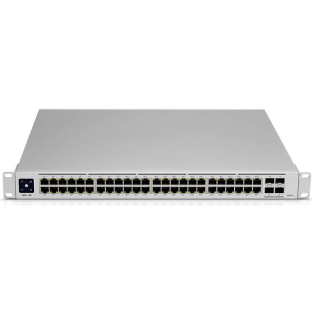 Ubiquiti UniFi 48-Port Gigabit Ethernet PoE L2/L3 Rack-mountable Managed Switch - Silver