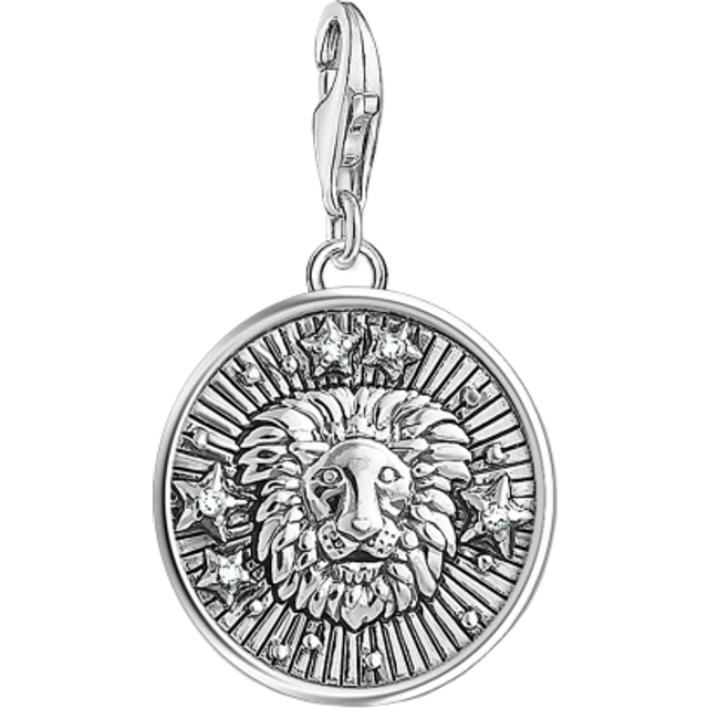 Thomas Sabo Charm pendant zodiac sign Leo silver-coloured 1644-643-21 - silver-coloured/white - one size