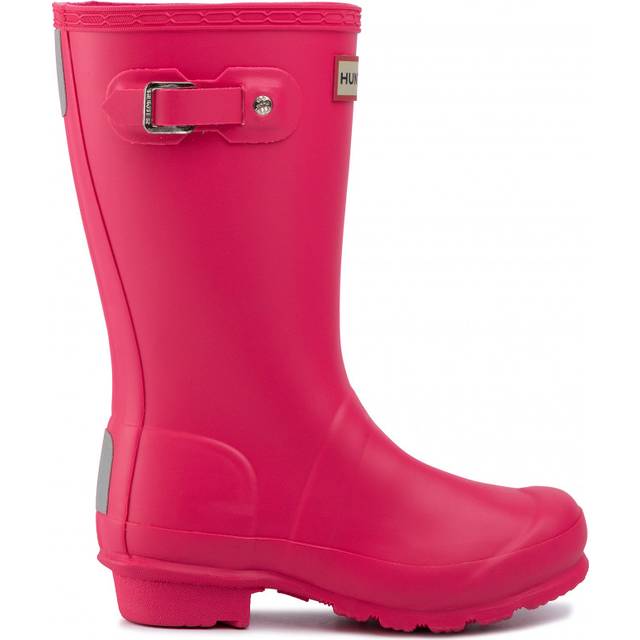 Girl's Hunter Original Rubber Pink Wellington Boots - Size: UK 3 / eu 36 / us 4
