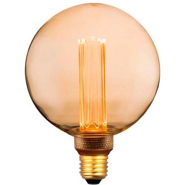 LED E27 3-Steg DIM Glob 125mm 1800K 200lm 5W(20W) Amber
