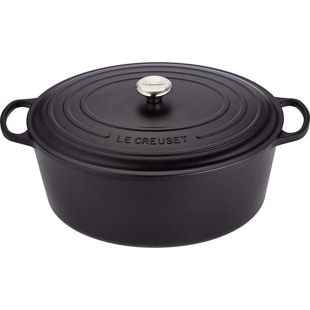 Le Creuset 21178400000430 Bräter Signature oval, 40cm, schwarz