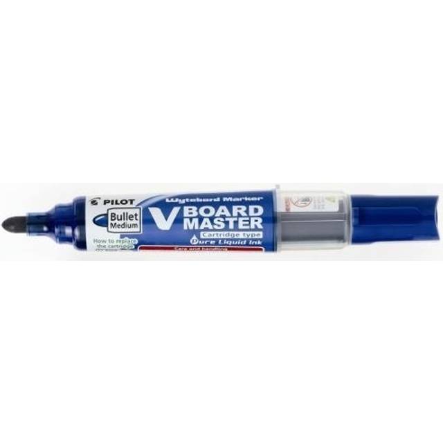 Whiteboardpenna PILOT V Board rund blå