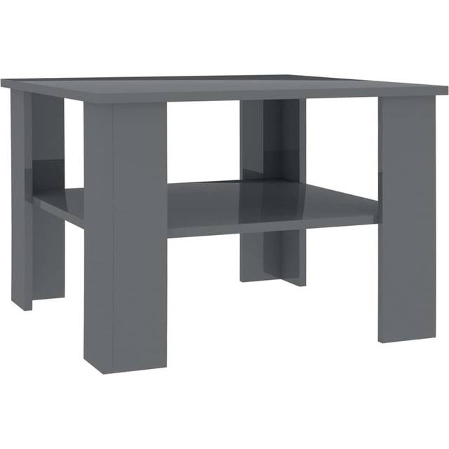 Vidaxl Coffee Table Concrete Grey 60x60x42 Cm Engineered Wood