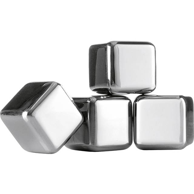 Vacu Vin - Whiskey Stenar 4-pack Silver