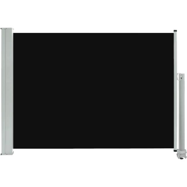 vidaXL Infällbar sidomarkis 80x300 cm brun