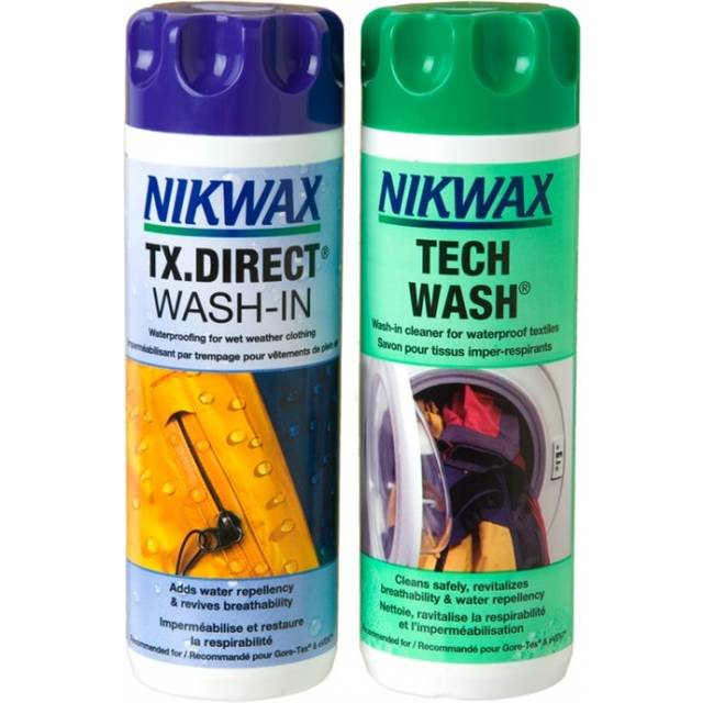 Nikwax Tech Wash / Tx-Direct Twin Pack: 300ml Size: 300Ml